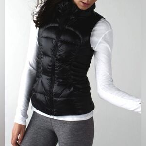 lululemon athletica Black Quilted Puffer Vest